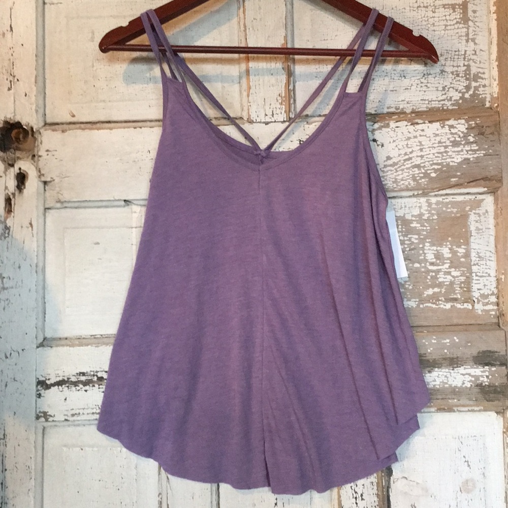 NWT Strappy Lilac Loose Sleep Top